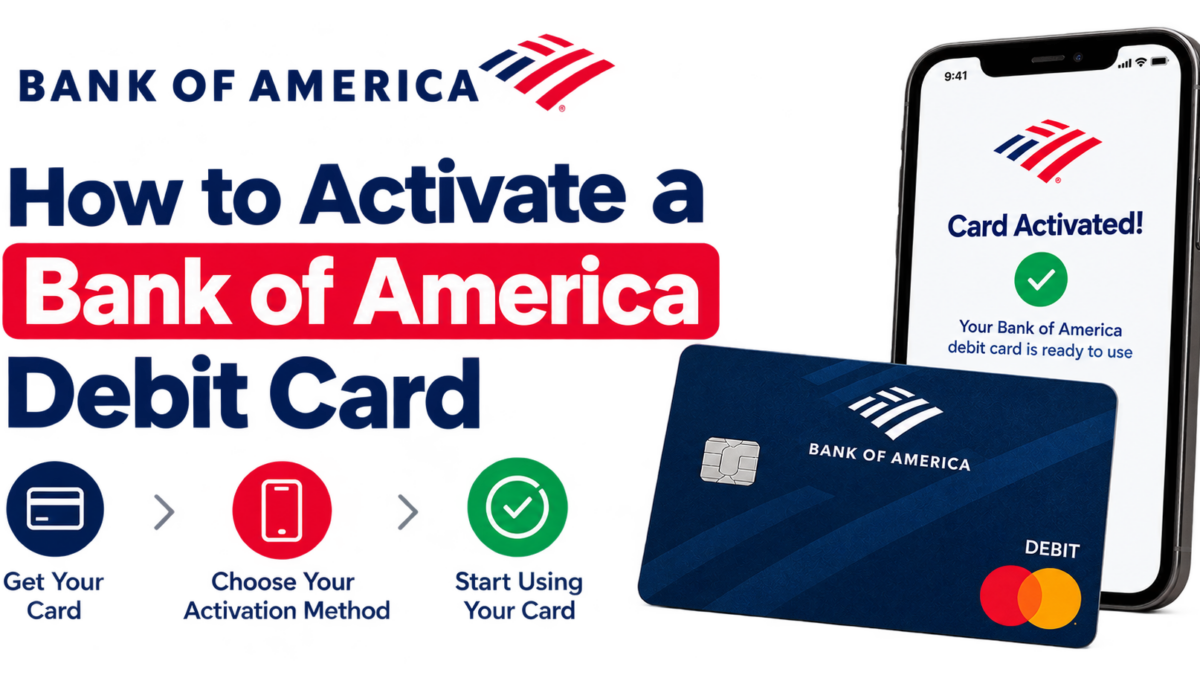 How to Activate a Bank of America Debit Card