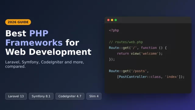 Best PHP Frameworks for Web Development
