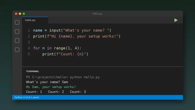 How to Run Python Code in Visual Studio Code