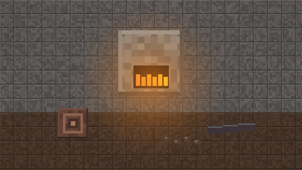 Furnace smelting ancient debris into netherite scrap beside finished netherite ingots
